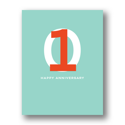 Happy 10th Anniversary | Greeting Card