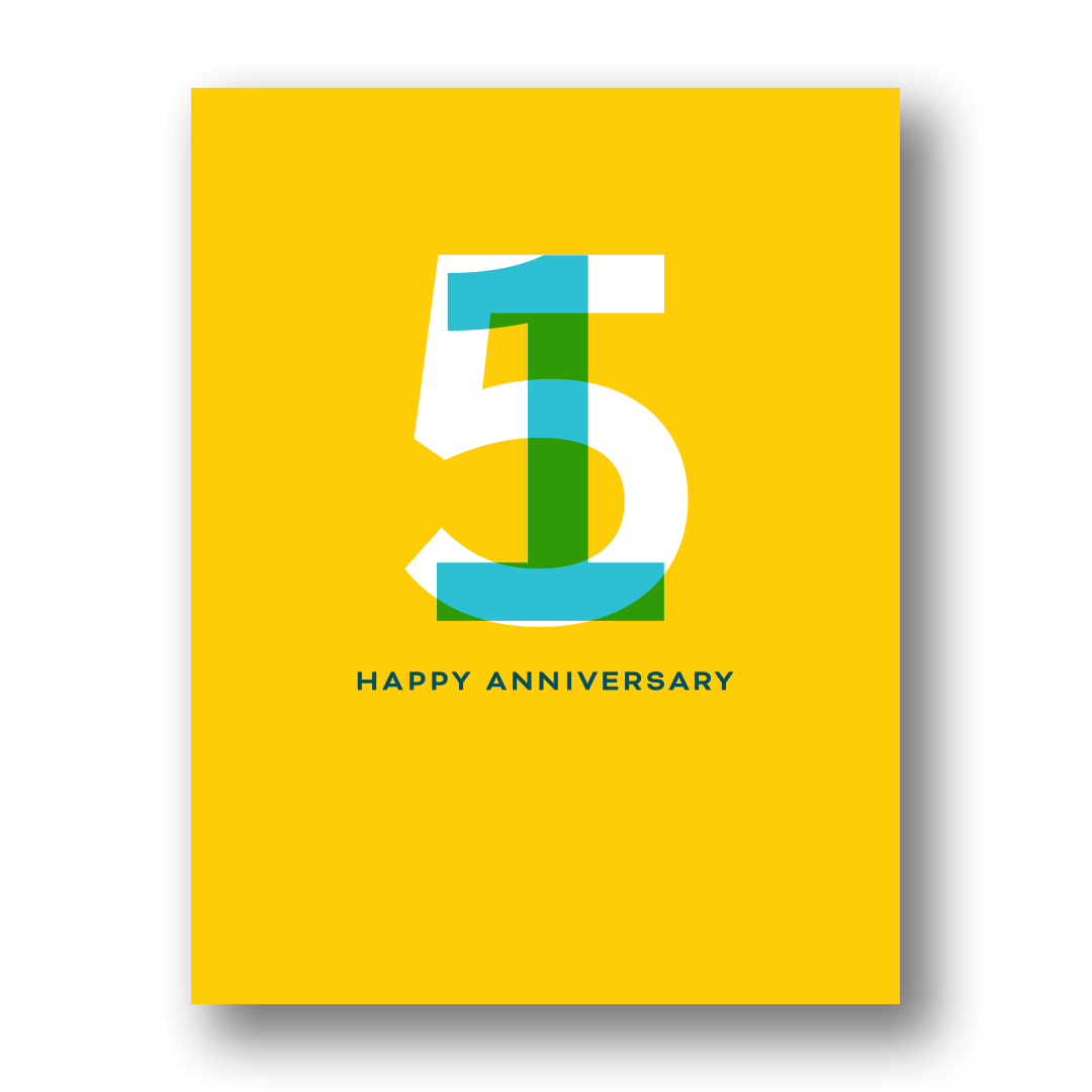 Happy 15th Anniversary | Greeting Card