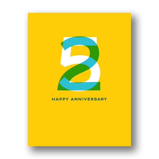 Happy 25th Anniversary | Greeting Card
