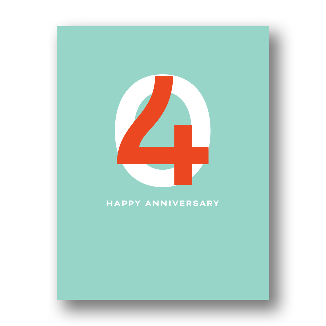 Happy 40th Anniversary | Greeting Card