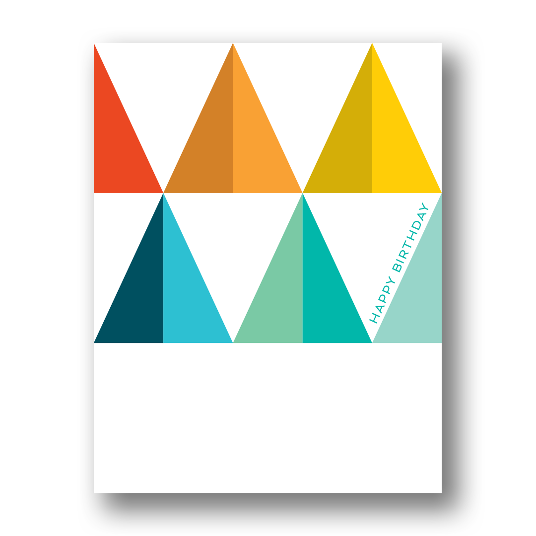 Party Hats Large | Greeting Card