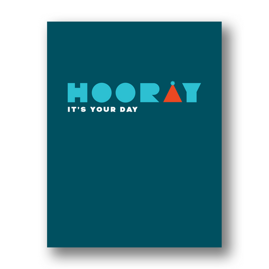 Hooray It's Your Day | Greeting Card
