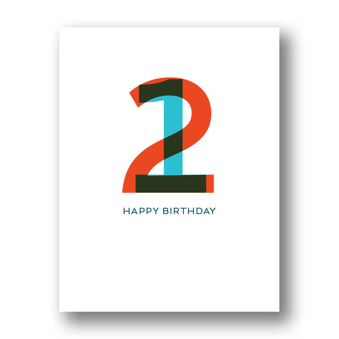Happy 21st Birthday | Greeting Card