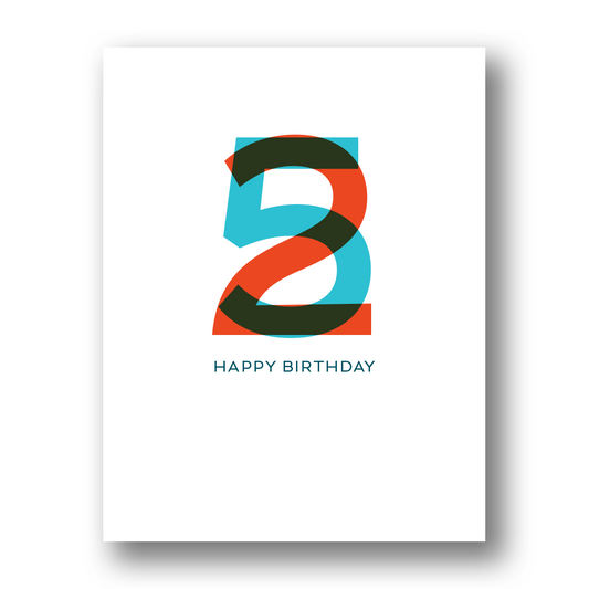 Happy 25th Birthday | Greeting Card