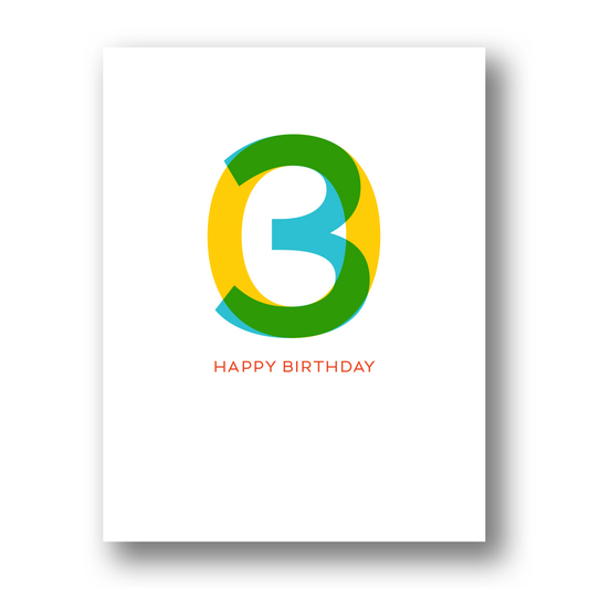 Happy 30th Birthday | Greeting Card