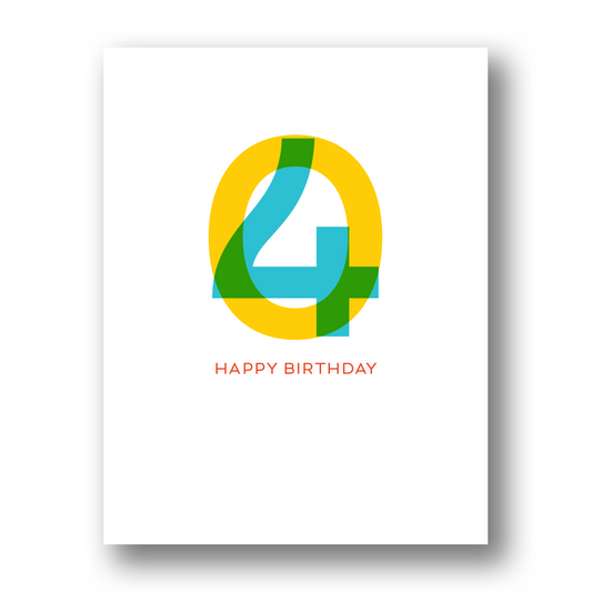Happy 40th Birthday | Greeting Card