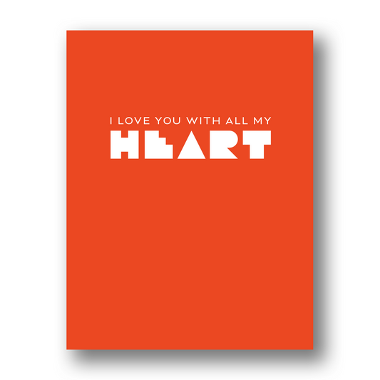 All My Heart | Greeting Card