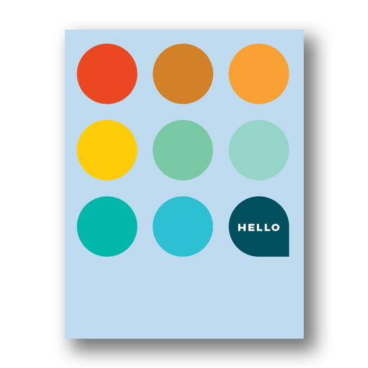Hello Dots | Greeting Card
